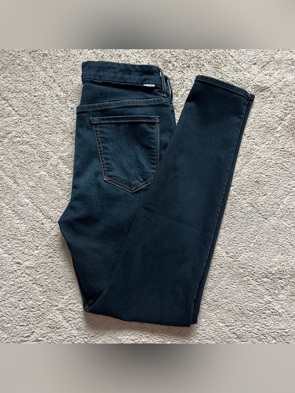 Mother Denim The Looker High Waist Jeans Preppy Minimalist Quiet Luxury Sz 31